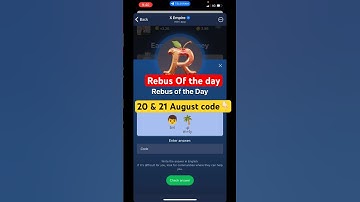 Rebus of the day Code - 20 & 21 August || Musk Empire || #muskempire