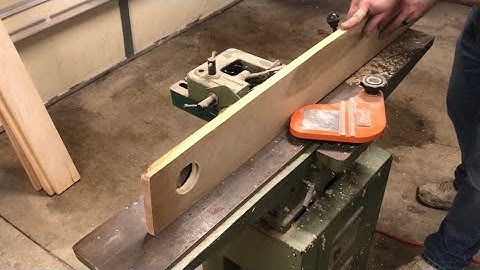 How to Straight Edge a Board with a 48” Jointer