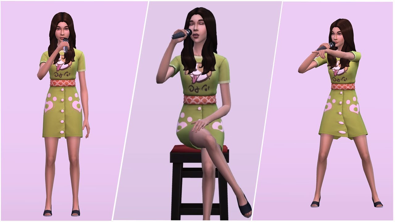 Animation Singing The sims 4 **DOWNLOAD** - YouTube.