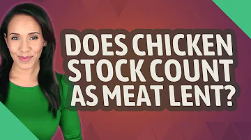 Is chicken broth considered meat?