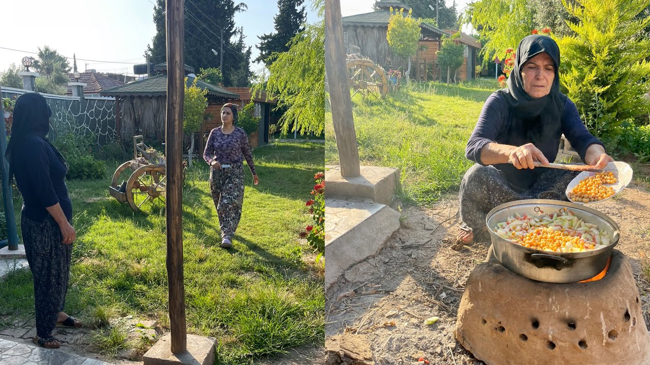 KÖYDE 1 YIL SONRA ÇOK SEVİLEN LEZZETLİ KÖY YEMEĞİ ~ ANNEMİN VAZGEÇİLMEZ YEMEK TARİFİ