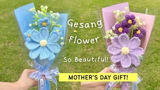 Easy Crochet Gesang Flower Tutorial | Mother’s Day Gift