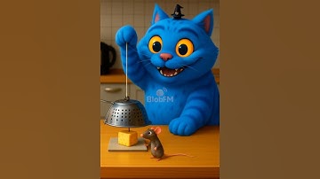 Shocking! 😱😱The cat sets a trap and waits in silence