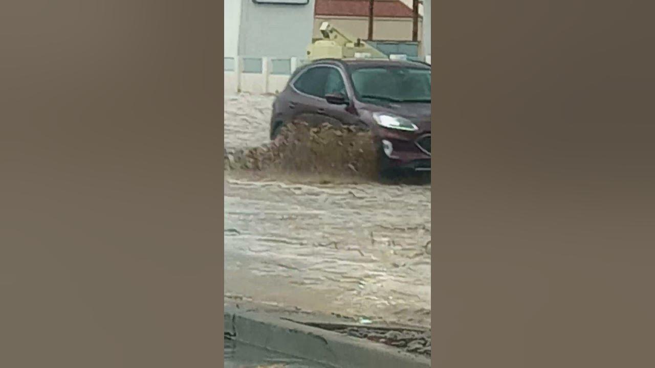 flooding in Laughlin, Nv on March 15th,2023 on Casino Dr in front of
