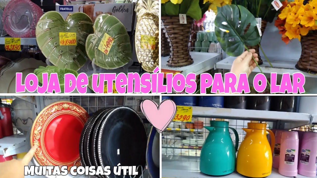 LOJA DE UTENSÍLIOS PARA O LAR 🏡 | ACHADINHOS DE UTENSÍLIOS | utilidades ...