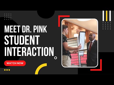 Meet the New President, Bill Pink: Student Interaction | Ferris State University (FSU)