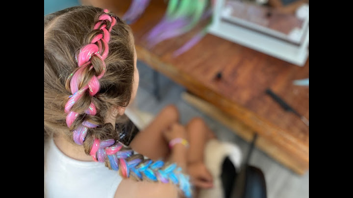 Synthetisch haar meevlechten