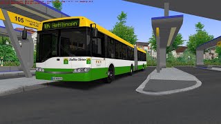 Omsi 2 - Ebstein - Line 105 - Solaris Urbino 18 II 3 Doors