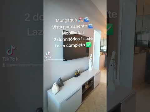 Vídeo do imóvel — Apartamento em Mongaguá, bairro Jardim Praia Grande, 2 dormitórios sendo 1 suíte, Residencial frente ao mar, lazer completo com piscina.