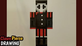 ClownPierce Minecraft skin drawing