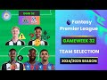 FPL GW32 Team Selection: Isak ©️ Locked In? 🔒 | Triple Up on Newcastle &amp; Palace ? | 2024/25 FPL Tips