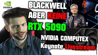 NVIDIA COMPUTEX 2024 Keynote mit Jensen Huang! 😱 Wann kommt die RTX 5090?! 🔴 Livestream mit GucksTV