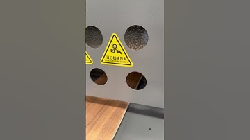 450 single-sided embossing machine presses fire patterns on wood veneer plywood. #embossing #woodwor