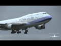 ✈[Full HD] CLOSE B747-400 Landing - China Airlines @ Amsterdam