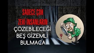 Gizemli Dedektiflik Bulmacaları -1- Sadece Çok Zeki̇ler Çözebi̇li̇r