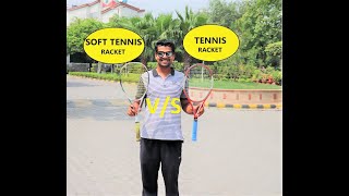 Difference Between Tennis And Soft Tennis Racket In Hindi Puneet Kumar Soft Tennis India Player screenshot 3