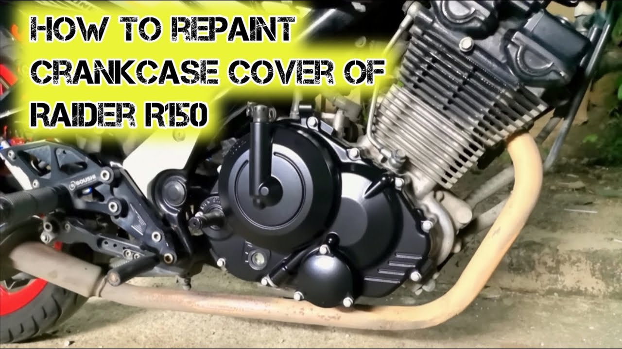 How to paint crankcase of Raider R150 using Samurai Paint. PART 1 YouTube