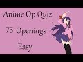 Anime Opening Quiz - 75 Openings (Easy)