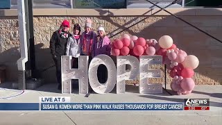Hundreds walk in support of breast cancer research and detection