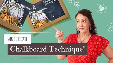 Chalkboard technique