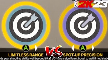 Is Limitless Range of Spot-Up Precision de beste scherpe take in NBA 2K23… (Takeover Versus)