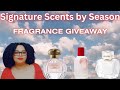 Signature scents by seasonfragrance giveawaydossiermy perfume collection 2023