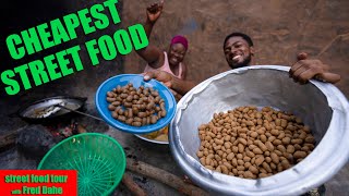 SUPER CHEAP STREET FOOD - Kulikuli || TRIBAL FOOD IN AFRICA