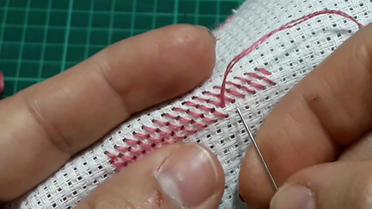 2° vídeo aula  Curso  de Ponto Cruz  Para Iniciantes