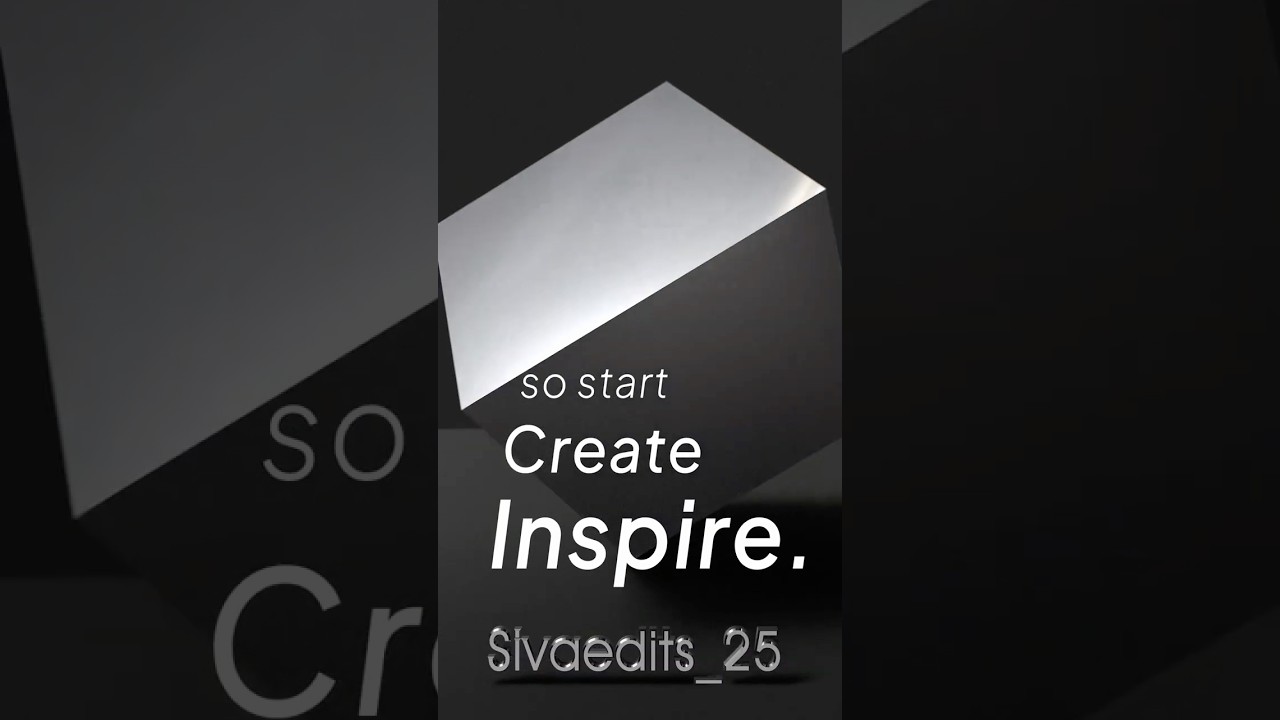 Create, Inspire. 