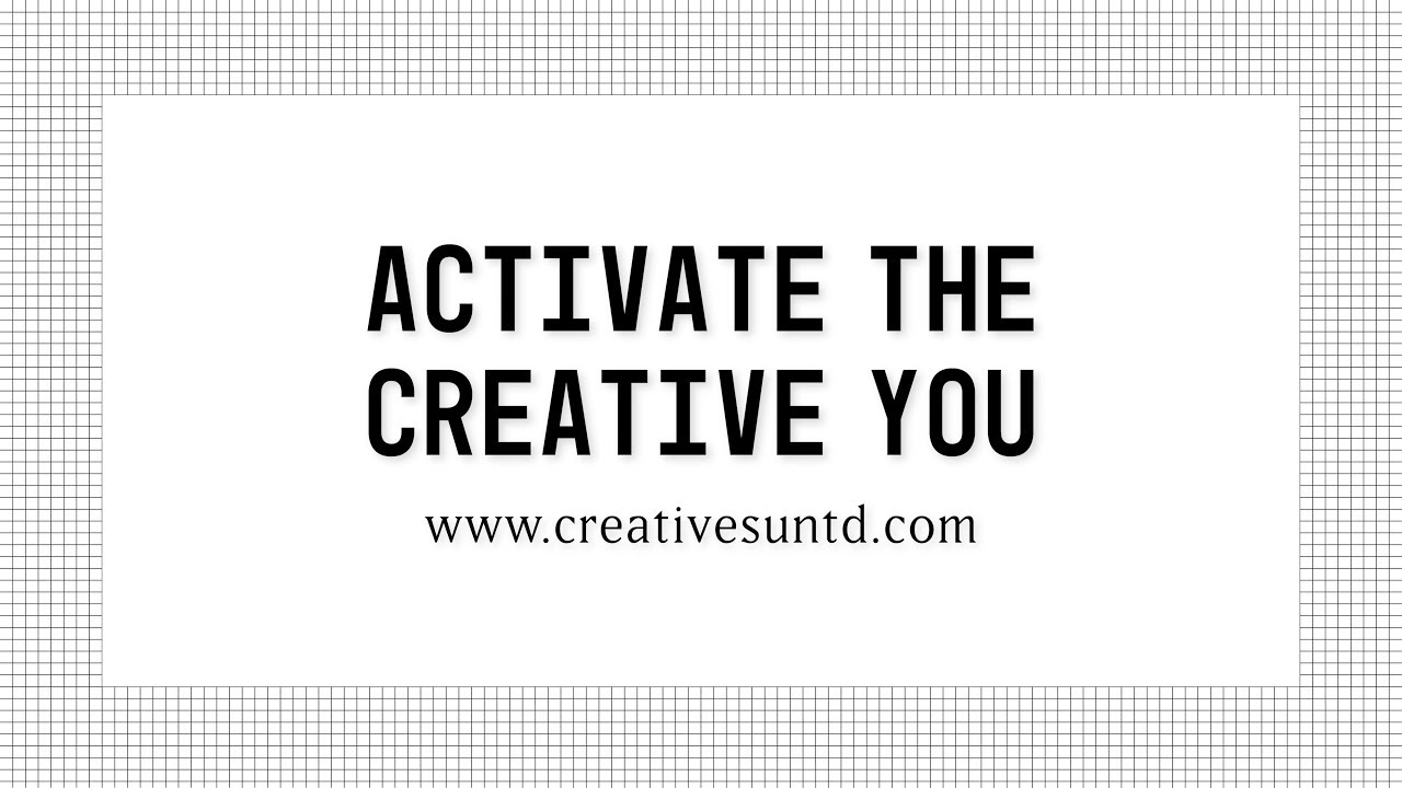 CreativeUNTD - Activate the Creative You - YouTube
