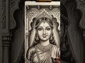 shree radha sketch and drawing #withdrawing #drawing #art #sketch
