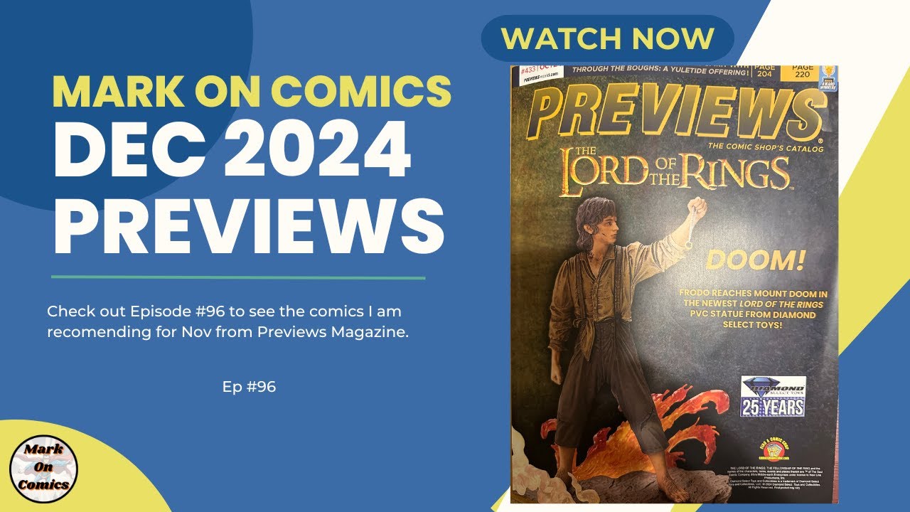 Mark on Comics - Previews for Dec 2024 - Ep 96 - YouTube