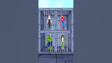 GIRLS vs BOYS IN JAIL | Spider-man vs Hulk