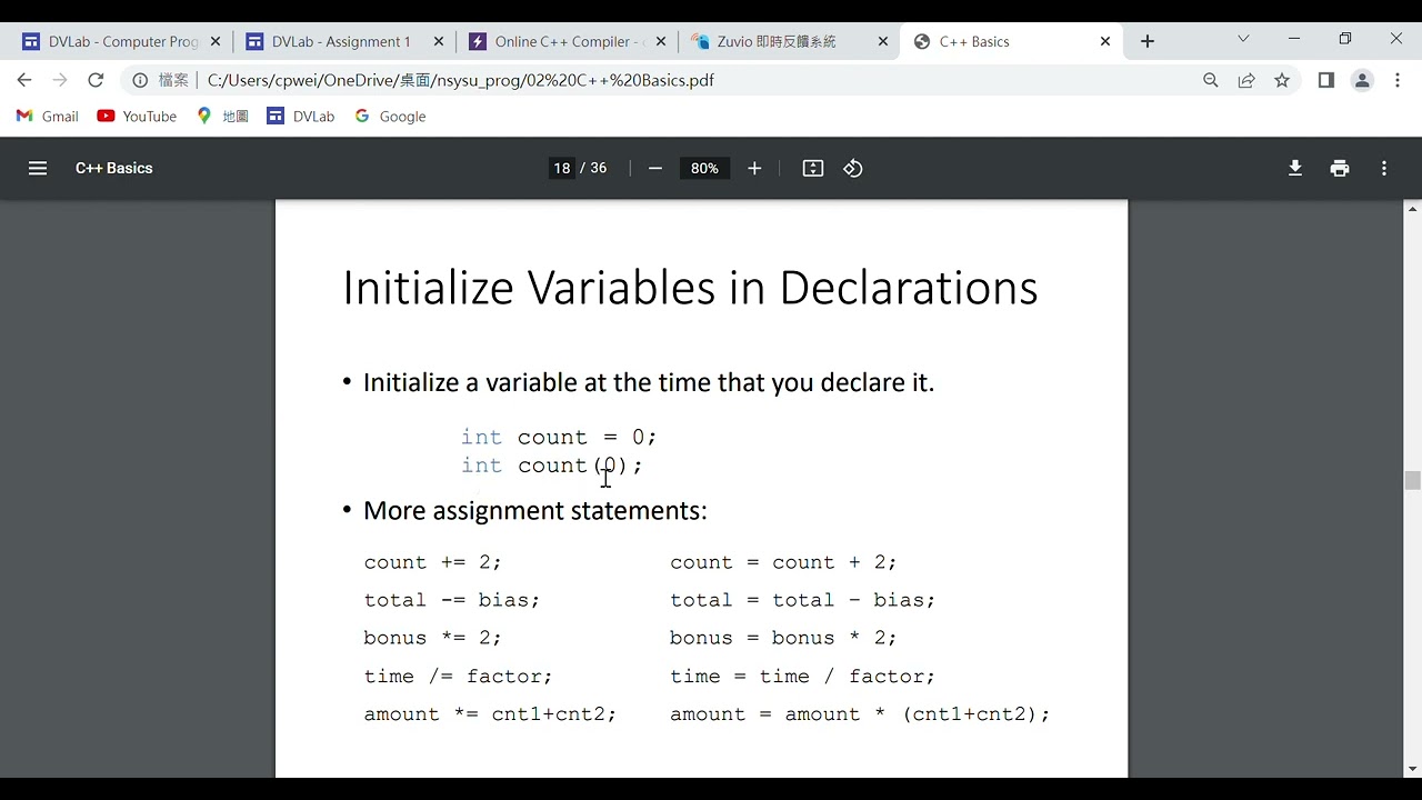C++ Basics - YouTube