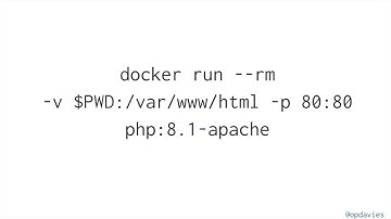 Things you should know about PHP - Oliver Davies - PHPSW: Your PHP Journey, March 2022