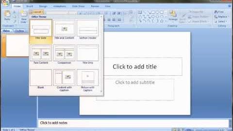 Making a Simple Presentation Using Microsoft Office Powerpoint 2007 Part 1-2