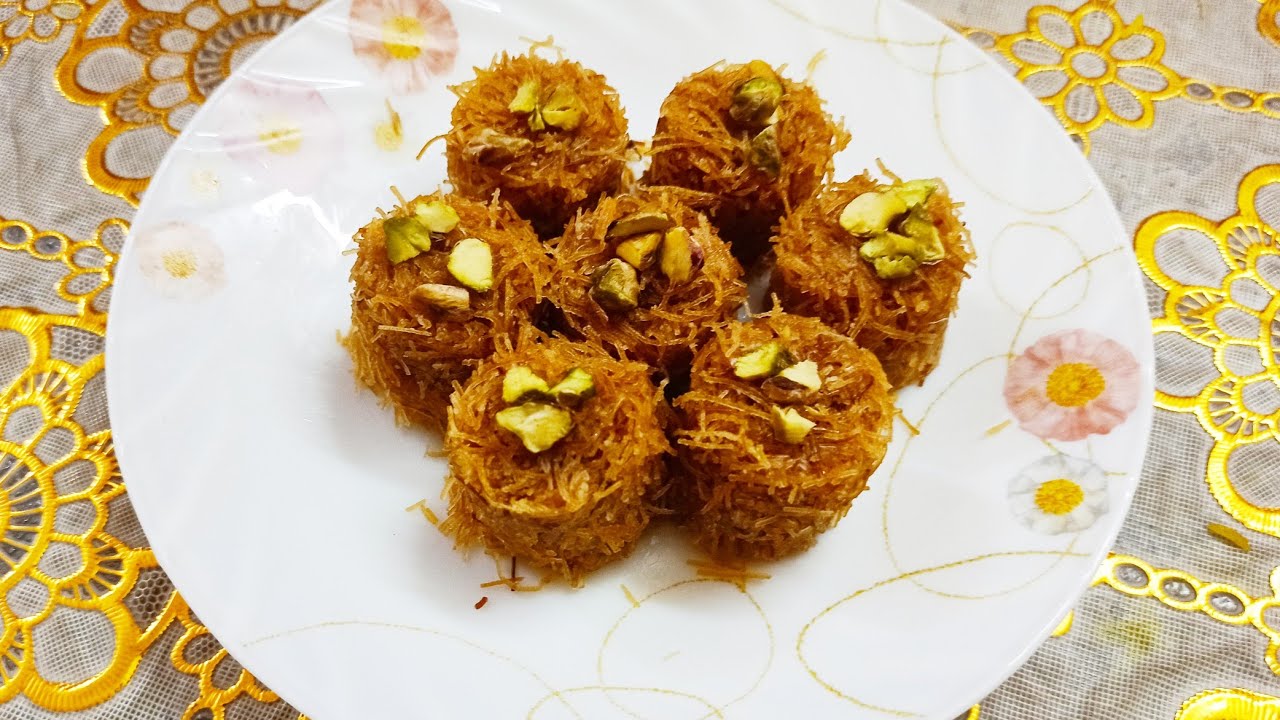 Vermicelli Bites Eid Special Recipe/ Arabian Dessert Recipe For Eid/Kitchen Queen with Mausumi