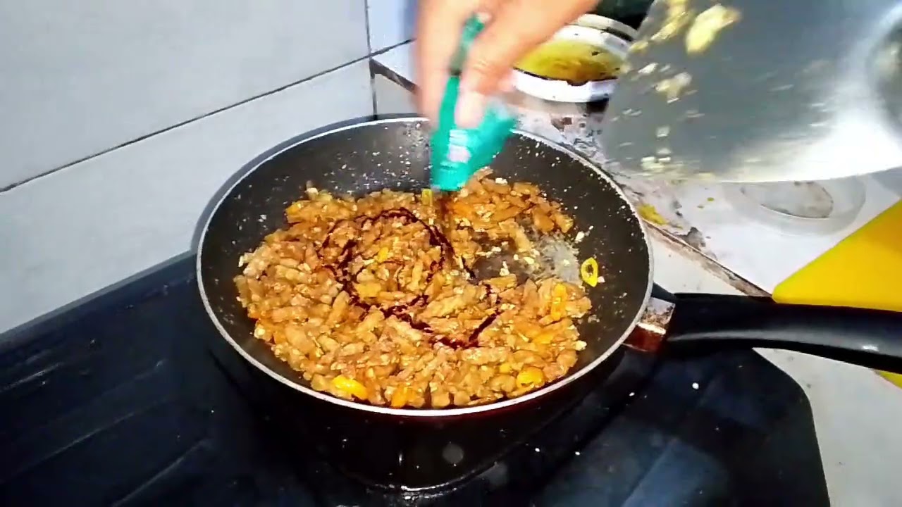 Masak sop, ayam ungkep dan kerupuk