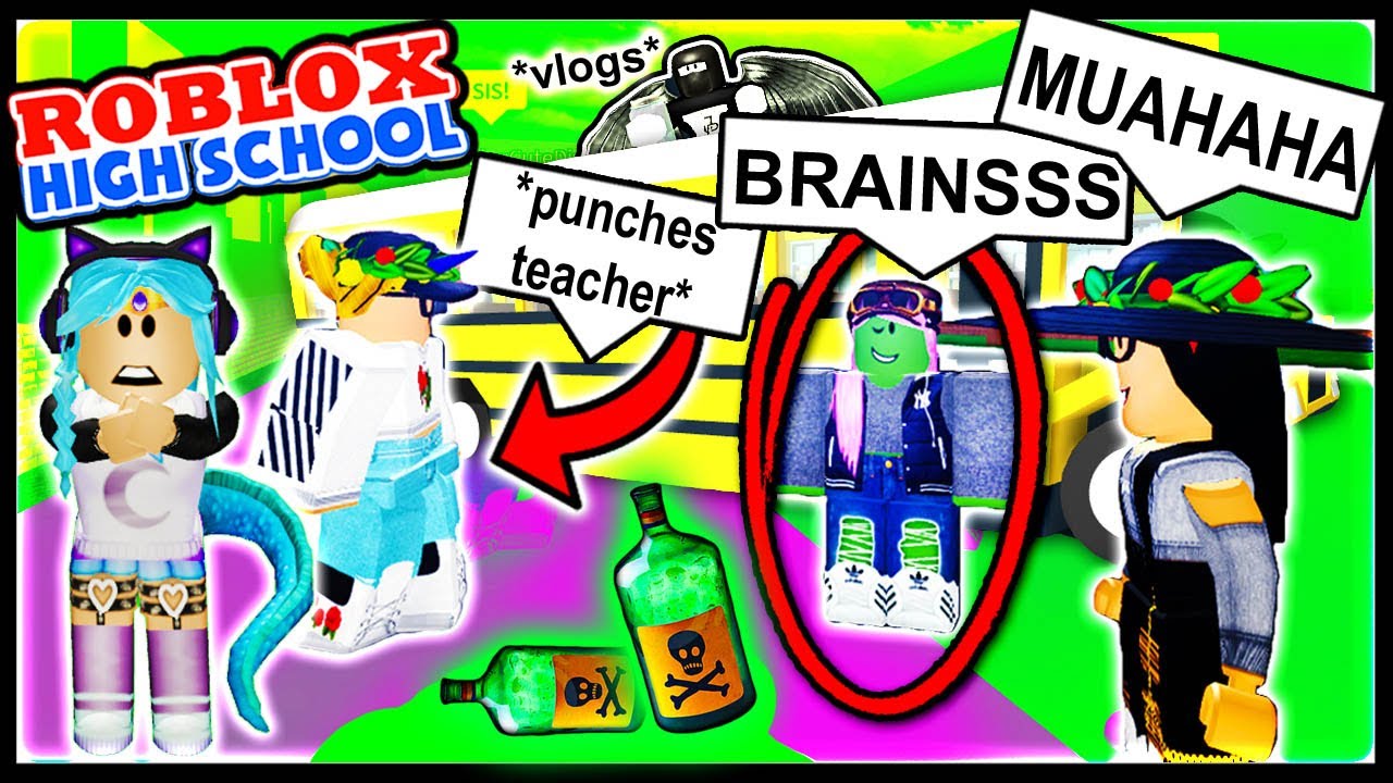 The Bully Teacher Poisoned Us Into Zombies Roblox High School Bully Teacher Roblox Roleplay Youtube - roblox school active shooter meh