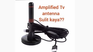 HD digital indoor Amplified Tv Antenna From Lazada ( unboxing / review )