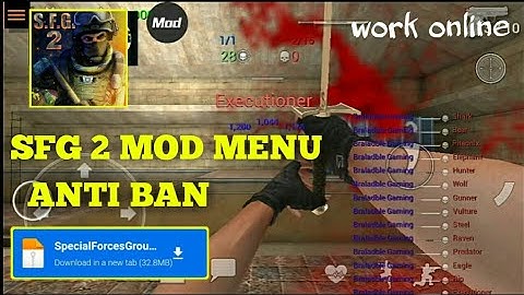 MOD MENU ANTI BAN WORK ONLINE RANGE HEAD SFG 2