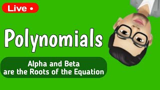 Roots of the Polynomial | Class 8/9/10 | Navneet Tiwari | Schoolastro