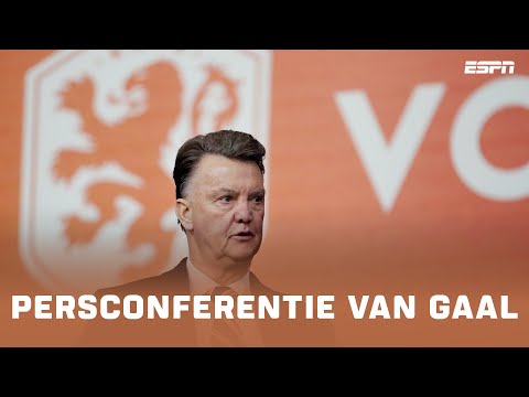 "Mijn persoonlijke doel is om wereldkampioen te worden" | Persconferentie Louis van Gaal