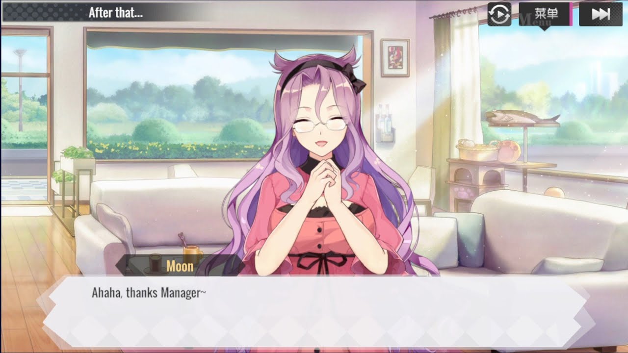 Thanks, Manager  - Moon -  Bilibili Girl Cafe Gun 