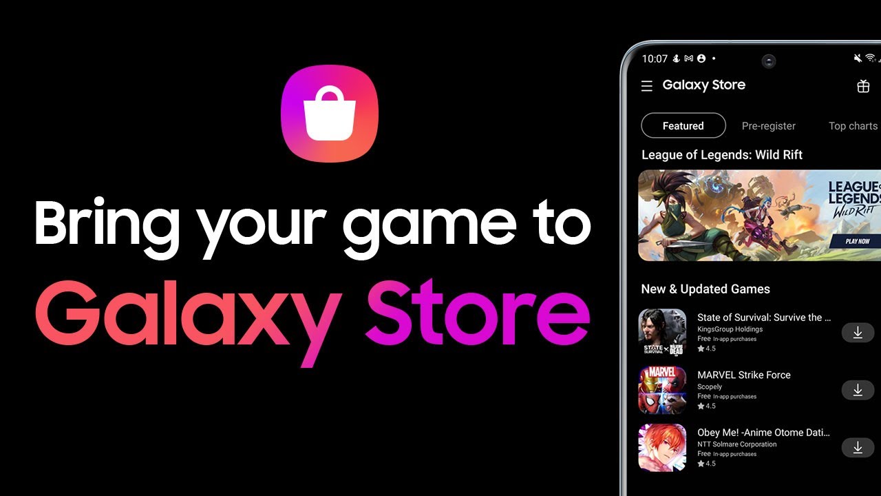 Samsung Is Launching a Game Portal Store
