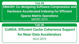 Lecture 14 | Sparse Matrix Accelerator (SMASH)& Cache Coherence (CoNDA) | GSU | Prof. Mohammed Alser