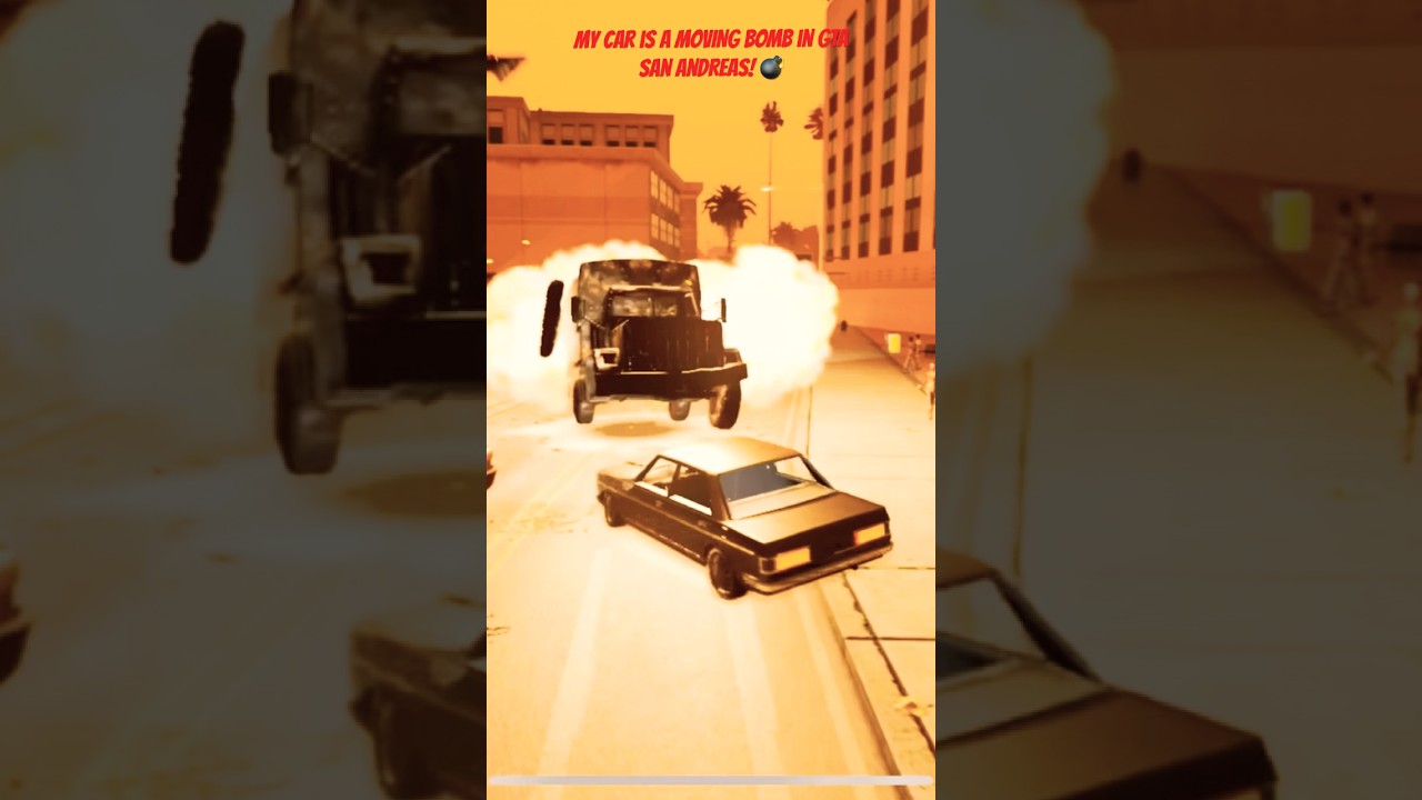 MOVING BOMB CAR | GTA San Andreas |💣