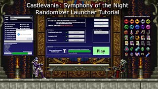 NEW! SOTN Randomizer Launcher Tutorial - Castlevania: Symphony of the Night Randomizer