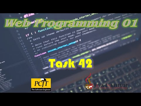 Web Programming 1 | Task 42 | Java Institute | Rashintha Jerom