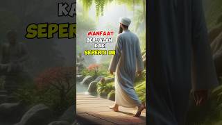 manfaat berjalan kaki tanpa alas menurut islam#fedshorts #sorts